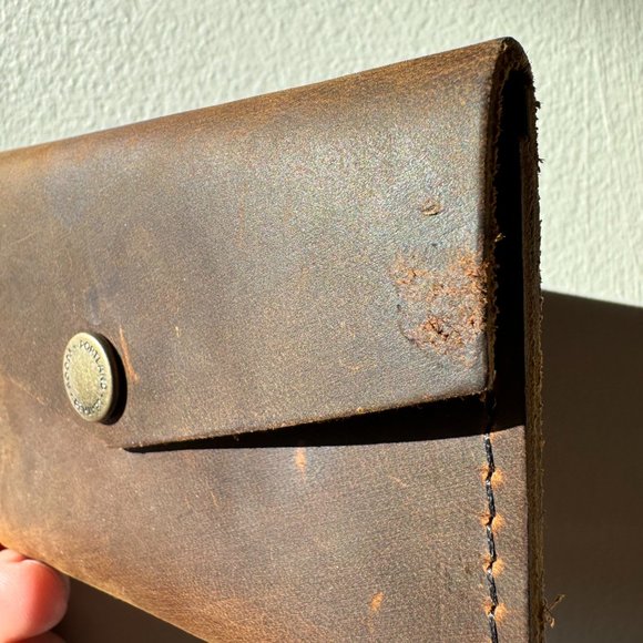 Portland Leather Goods Mini Envelope Wallet in Canyon - Picture 4 of 9